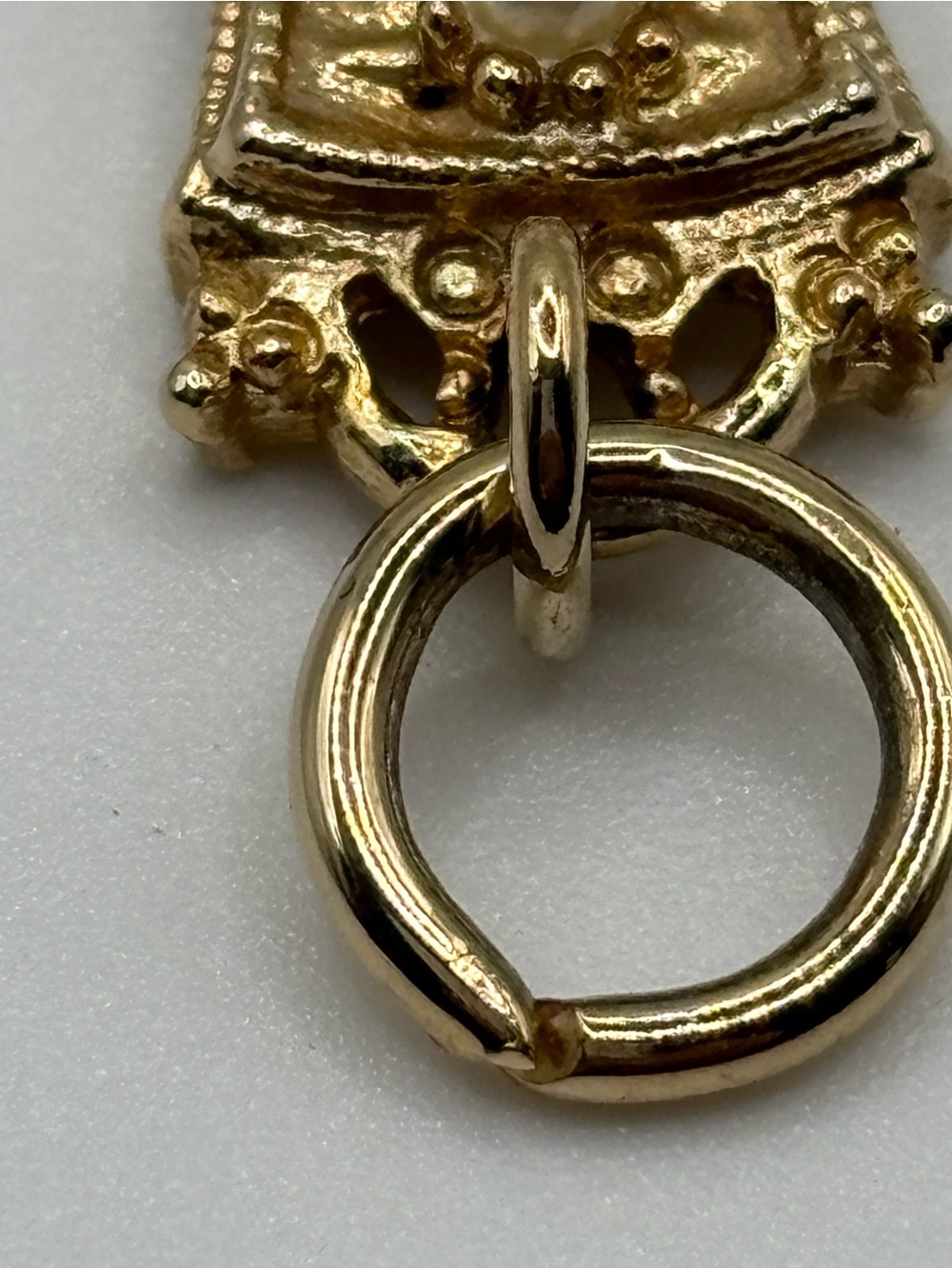 Sarah Coventry Minuet Link Bracelet 1972 Gold Tone Victorian Revival Multi Gem - Picture 7 of 8